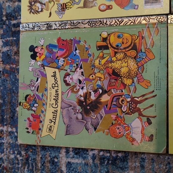 Little Golden Book Children's Vintage Hardback Books Set of 4 - Picture 4 of 8